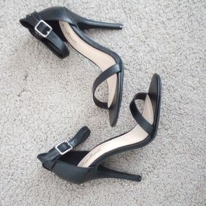 Strappy Black Heels